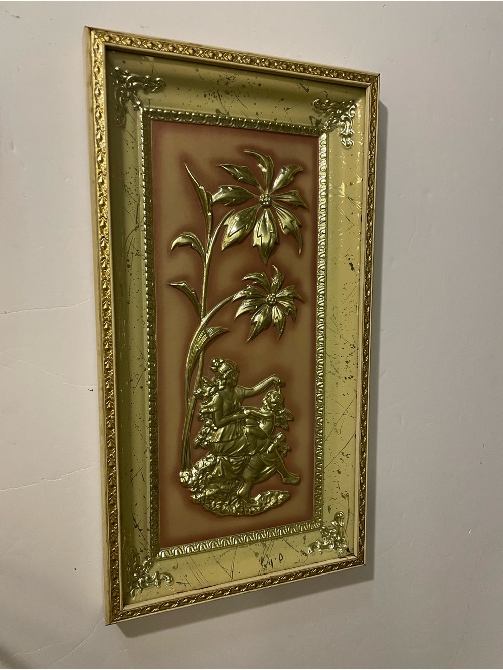 VTG Four Seasons Metal Craft MCM 3D Regency Wall Art Winter